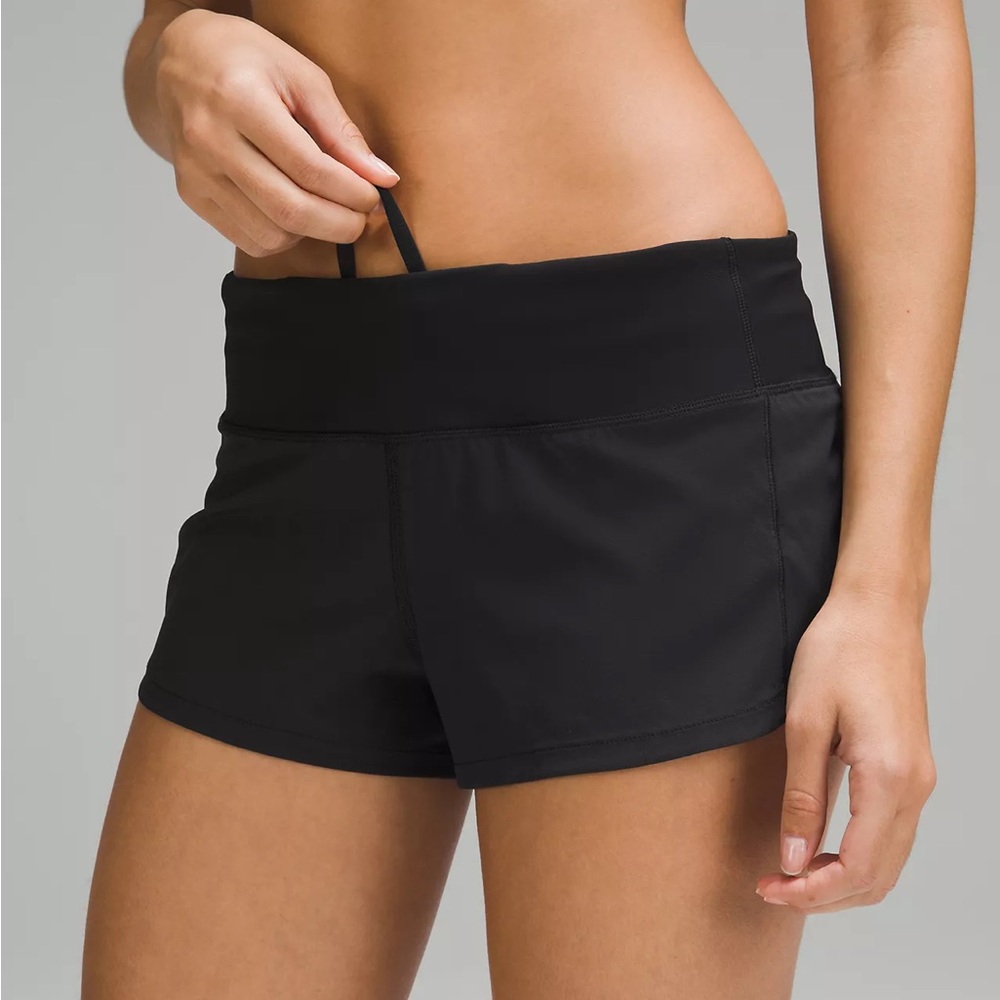 🖤 Lululemon Speed Up Low-Rise LR Lined Short 2.5” NWT Black 🖤